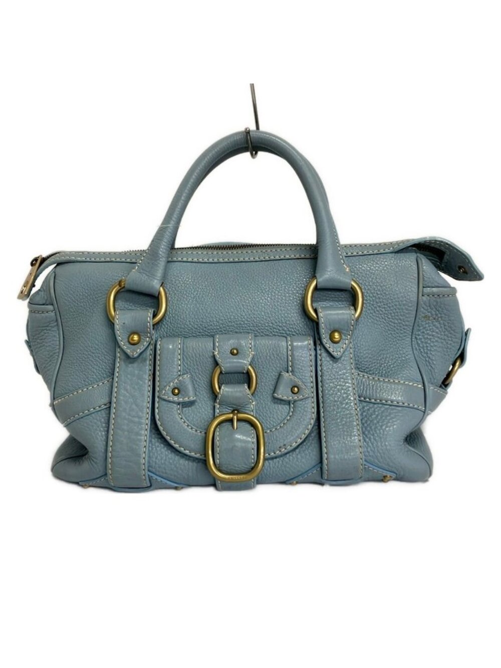 Celine Handbag Light Blue Leather